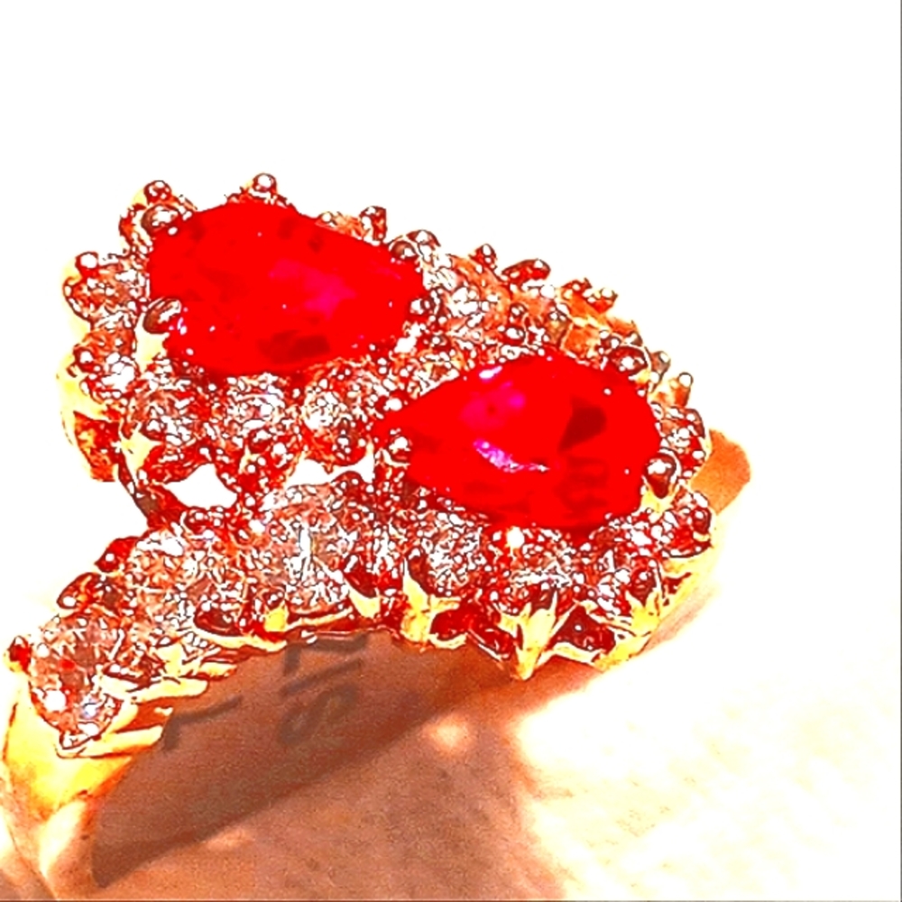 Ruby Centered Rings - image 5